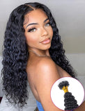 Micro Loop Extensions Curly Micro Ring Human Hair Extension