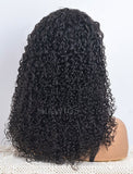Curly Human Hair 5x5 Inches Lace Front Wigs With Natural Hairline