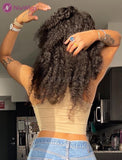 4A Tape On Hair Extensions Kinky Curly Extension Human Hair For Black Women