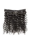 Seamless PU Weft Clip-In Hair Extensions Brazilian Human Hair Jerry Curly