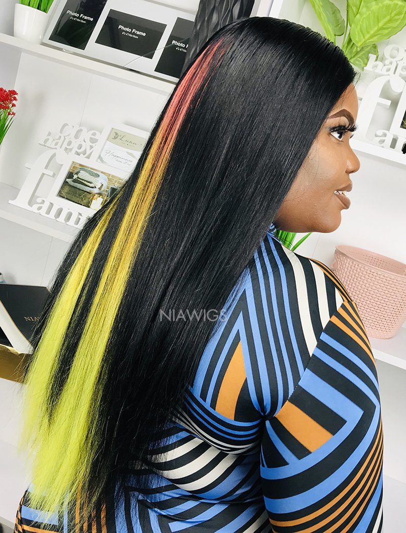 Shanice Remy Hair 20 Inches Lace Front Wig Balayage