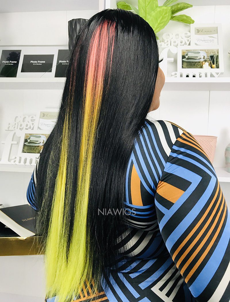 Shanice Remy Hair 20 Inches Lace Front Wig Balayage