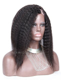 Kinky Straight U Part Human Hair Wig Middle Parting Upart Wigs