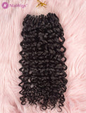 Clearance Jerry Curly Human Hair Micro Loop Extensions Curly Micro Ring Hair Extension