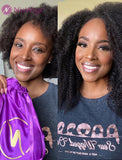 Clearance  I Tip Hair Extension Afro Kinky Curly Human Hair Tip Extensions For Black Women