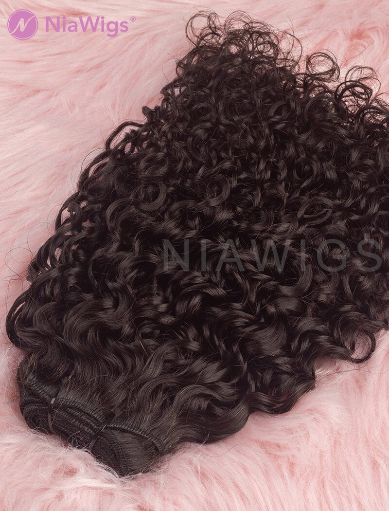 Clearance Hair Weft Bundles Natural Color Brazilian Curly Human Hair