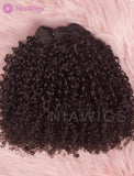 Clearance Hair Weft Bundles Natural Color Brazilian Tight Curly Human Hair