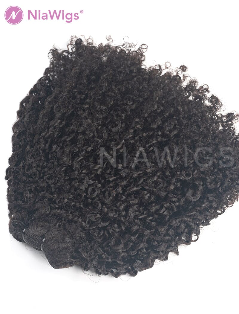 Clearance Hair Weft Bundles Natural Color Brazilian Tight Curly Human Hair