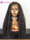 New Arrival Human Hair Full Lace Braided Wig Glueless Half Up Half Down Braided With Baby Hair