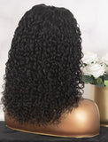 #1 Jet Black U Part Human Hair Wig Curly Upart Wigs
