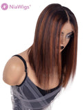 Andrea #Highlight Human Hair 12 Inches Lace Wig