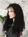 2025 Best Selling Curly Human Hair Lace Front Wigs With Natural Hairline