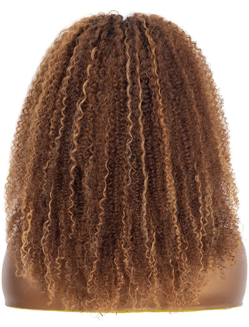 #Highlight Afro Kinky Curly Human Hair Lace Wigs With Baby Hair Around