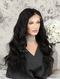 Loose Wave Human Hair Glueless Full Lace Wigs With Baby Hair