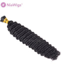 I Tip Human Hair Extensions Loose Curly(WITH FREE BEADS,LOOP THREADER)