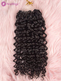 Jerry Curly Human Hair Micro Loop Extensions Curly Micro Ring Hair Extension