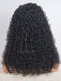 Curly Human Hair 5x5 Inches Lace Front Wigs With Natural Hairline