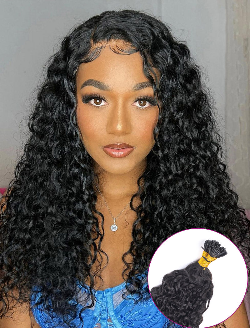 Human hair extensions for black hair Clearance
