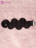 Tape Ins Brazilian Human Hair Extension Body Wavy Tape On Hair Extensions