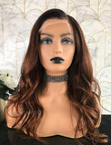 Swiss Lace 13x6 Lace Front Wig Color 1BT30