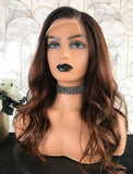 Swiss Lace 13x6 Lace Front Wig Color 1BT30