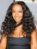 Loose Wave Human Hair Lace Front Wigs Softness & Smoothness