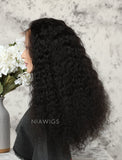 Deep Wave Human Hair Lace Front Wigs With Natural Hairline