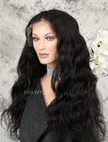 Natural Wave Human Hair 5x5 Inches Lace Front Wigs Softness & Smoothness