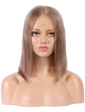 Cappuccino Human Hair Bob Wig Colorful Lace Wigs