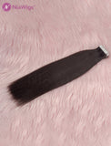Tape In Human Hair Extension Indian Coarse Yaki Tape On Extensions