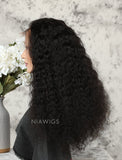 Deep Wave Human Hair Glueless Full Stretchable Wigs With Baby Hair
