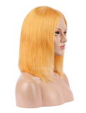 Papaya Human Hair Bob Wig Colorful Lace Wigs