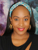 Highlight Brown Color Mixed Headband Wig Human Hair Wigs (WITH FREE TRENDY HEADBAND)