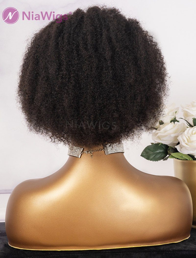 4B 4C Afro Kinky Curly Drawstring Ponytail Human Hair Extensions
