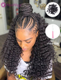 Deep Curly I Tip Human Hair Extensions Micro Links(WITH FREE BEADS,LOOP THREADER)