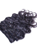 Clip-In Hair Extensions Brazilian Human Hair Body Wave
