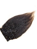 Clip-In Hair Extensions Brazilian Hair Kinky Straight