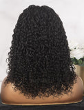 #1 Jet Black U Part Human Hair Wig Curly Upart Wigs
