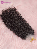 Jerry Curly Human Hair Micro Loop Extensions Curly Micro Ring Hair Extension