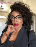 2025 Best Selling Headband Wig Curly Human Hair Wigs (WITH FREE TRENDY HEADBAND)