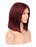 99j Human Hair Bob Wig Colorful Lace Wigs