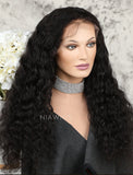 Loose Curly Human Hair Lace Front Wigs With Natural Hairline