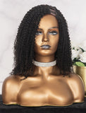 Kinky Curly U Part Human Hair Wig With Left Part Opening