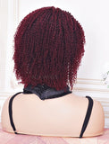 Shelia #1b Ombre #99j Kinky Curls Human Hair Headband Wigs (WITH ONE FREE TRENDY HEADBAND)