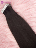 Tape In Human Hair Extension Indian Coarse Yaki Tape On Extensions