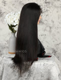 Clearance Swiss Lace Silky Straight Human Hair 13x6 Lace Front Wigs