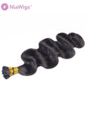 I Tip Human Hair Extensions Micro Links Body Wave(WITH FREE BEADS,LOOP THREADER)