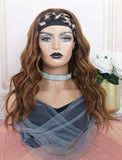 Tiana #Highlight Headband Wig Wavy Human Hair Wigs (WITH ONE FREE TRENDY HEADBAND)