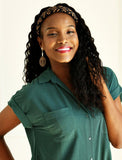 Loose Curly Headband Wig Human Hair Wigs (WITH ONE FREE TRENDY HEADBAND)