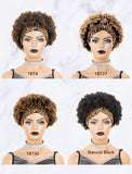 Headband Wig Afro Kinky Curls Human Hair Wigs (WITH FREE TRENDY HEADBAND)